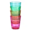 Vasos De Soda 340 Ml Juego De 4 Colores