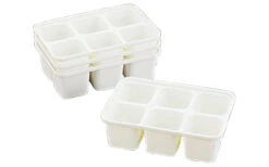 MetalTex Juego De 4 Moldes Para Cubitos De Hielo