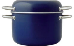 Juego De Ollas Berger De Aluminio Apilable Azul 9 Pzas.