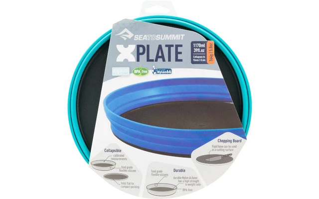 Sea To Summit X-Plate Plato Hondo Plegable 1.170 Ml Gris Claro 8 Sea To Summit X-Plate Plato Hondo Plegable 1.170 Ml Gris Claro - Imagen 6