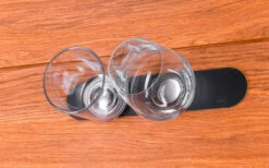 Silwy Barra De Metal De 25 Cm Con Revestimiento De Cuero Azul -Cocina Suministros Tienda 336869 2618285