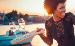 Copas De Champán Magnéticas Silwy 250 Ml Incl. Posavasos Juego De 2 -Cocina Suministros Tienda 337073 2707931