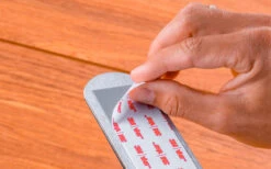 Silwy Barra De Metal De 25 Cm Con Revestimiento De Cuero Azul -Cocina Suministros Tienda 337100 2618297