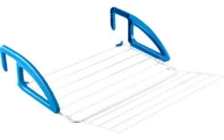 Metaltex Bries Calefacción Y Balcón Secador De Ropa Azul / Blanco -Cocina Suministros Tienda 352340 2435102 1