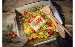 Cesta Para Verduras Grillfürst De Acero Inoxidable 34,5 X 34,5 X 7 Cm -Cocina Suministros Tienda 384710 2808575