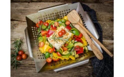 Cesta Para Verduras Grillfürst De Acero Inoxidable 34,5 X 34,5 X 7 Cm -Cocina Suministros Tienda 384713 2808581