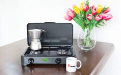 Estufa De Gas CF Parker De 2 Fuegos Con Fusible De Encendido Antracita 11 Estufa De Gas CF Parker De 2 Fuegos Con Fusible De Encendido Antracita -Cocina Suministros Tienda 397968 2906103