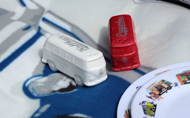 VW Collection T1 Bus Salero Y Pimentero Azul / Blanco 6 VW Collection T1 Bus Salero Y Pimentero Azul / Blanco - Imagen 4