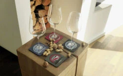 VW Collection T1 Bus Coaster Set De 4 Colores -Cocina Suministros Tienda 411953 2985579