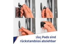 Silwy Flex Magnet Pins Incl. Metal Nano Gel Pads -Cocina Suministros Tienda 435402 3102375
