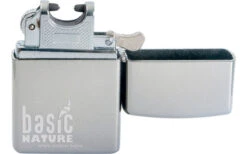 Basic Nature Encendedor BasicNature Arc USB Con Batería Recargable Pulida -Cocina Suministros Tienda 437264 3145649