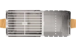 Parrilla De Carbón De Acero Inoxidable Extensible Knister Premium Con Pincho Incluido -Cocina Suministros Tienda 441687 3120956