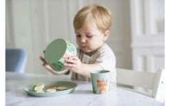Koziol Organic Kids Set Vajilla Para Niños De 3 Piezas Nature Wood -Cocina Suministros Tienda 446945 3126297