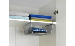 Cesta Colgante Wenko 28 X 15 X 27,5 Cm Plata