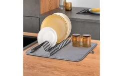 Escurridor Metaltex Dry-Tex 2 En 1 Con Tapete De Microfibra Negro -Cocina Suministros Tienda 497090 3367256