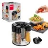 Metaltex Especiero-8 Negro -Cocina Suministros Tienda 497120 3341489
