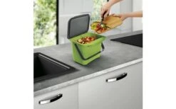 Papelera Metaltex Gris -Cocina Suministros Tienda 497144 3367767