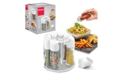 Metaltex Especiero-8 Negro -Cocina Suministros Tienda 497165 3341525