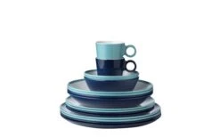 Taza Mepal Flow Cappuccino 375 Ml Azul Nórdico -Cocina Suministros Tienda 500360 3440532