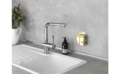 Wenko Turbo-Loc Soporte De Esponja De Acero Inoxidable, Fijación Sin Taladrar -Cocina Suministros Tienda 516248 3543938