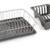 Cesta De Fregadero AquaTex De Metaltex Con Cubeta Y Recogedor De Cubiertos -Cocina Suministros Tienda 534400 3567589