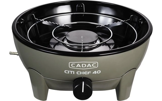 Cadac Gas Grill Citi Chef 40 BBQ - 30 Mbar Verde 9 Cadac Gas Grill Citi Chef 40 BBQ - 30 Mbar Verde - Imagen 7