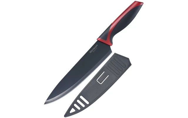 Cuchillo De Chef Westmark Hoja 20 Cm Negro/rojo 3 Cuchillo De Chef Westmark Hoja 20 Cm Negro/rojo
