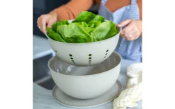 Koziol Colador Palsby Escurridor Naturaleza Hoja Verde -Cocina Suministros Tienda 590463 4297415