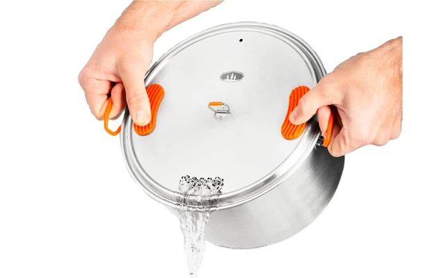 Juego De Cacerolas De Acero Inoxidable GSI Glacier Base L 5 Juego De Cacerolas De Acero Inoxidable GSI Glacier Base L - Imagen 3