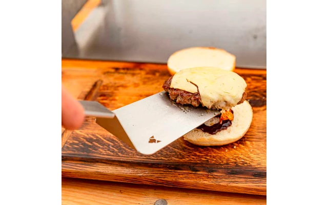 Volteador De Barbacoa Fennek Plata 7 Volteador De Barbacoa Fennek Plata - Imagen 5