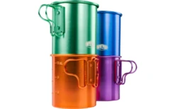 Taza De Aluminio Con Asas Plegables Y Escala De Medición GSI Bugaboo 415 Ml Naranja -Cocina Suministros Tienda 655224 4581171