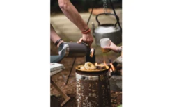 Taza De Café Para Exteriores Rebel 200 Ml Negra -Cocina Suministros Tienda 668403 4579740