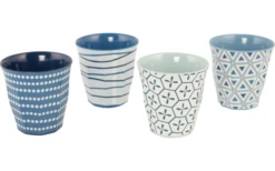 Bo-Camp Vajilla Mix&Match 16 Piezas Melamina Azul -Cocina Suministros Tienda 691982 4704956