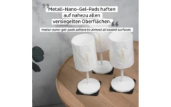 Silwy Imán Vidrio Plástico WEIN CHEERS BLANCO 0,3l -Cocina Suministros Tienda 709940 4852529