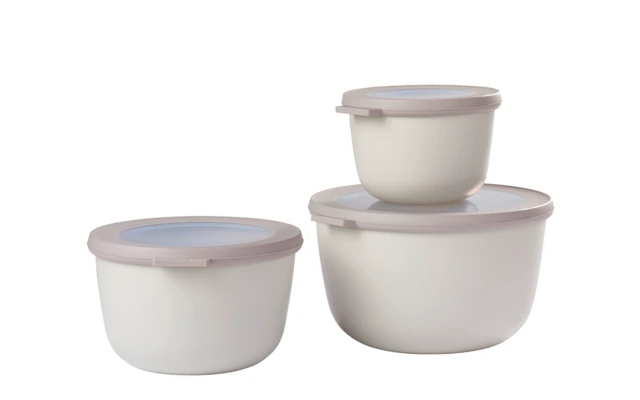 Mepal Cirqula Juego De 3 Cuencos Redondos 500 / 1000 / 2000 Ml Nordic Berry 3 Mepal Cirqula Juego De 3 Cuencos Redondos 500 / 1000 / 2000 Ml Nordic Berry