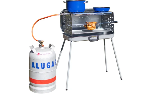 Parrilla De Gas Portátil De 3 Quemadores Berger 30 Mbar 8 Parrilla De Gas Portátil De 3 Quemadores Berger 30 Mbar - Imagen 6